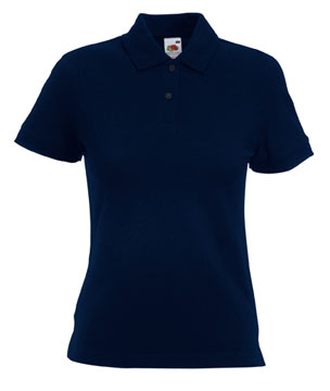 POLO LADY ( FRUIT OF THE LOOM ) blu notte